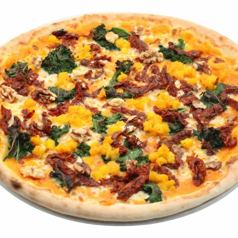 Pizza sezonowa Zucca e pomodori secchi